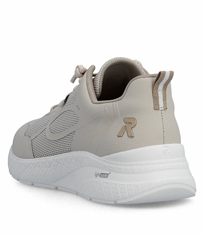 Sneakersy beżowe 40 RIEKER M8551 beż półbuty damskie 