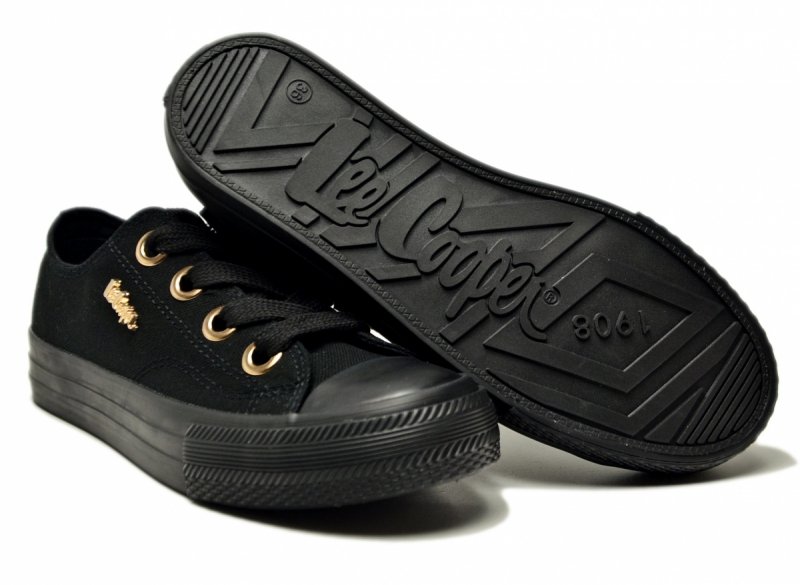 Trampki czarne 37 LEE COOPER 4069 półbuty