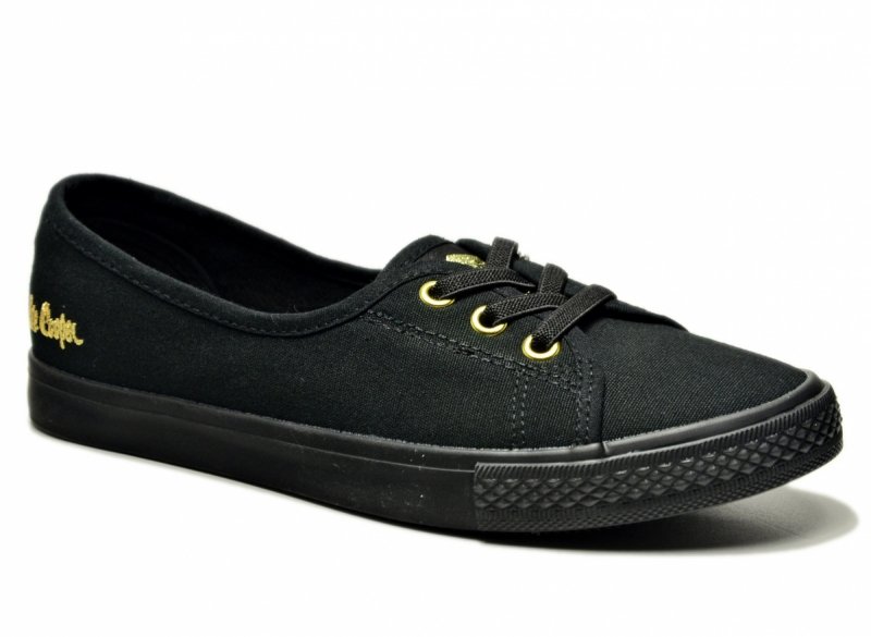 Trampki 38 czarne LEE COOPER 4045 półbuty baleriny sportowe