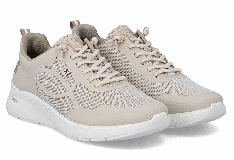 Sneakersy beżowe 39 RIEKER M8551 beż półbuty damskie 