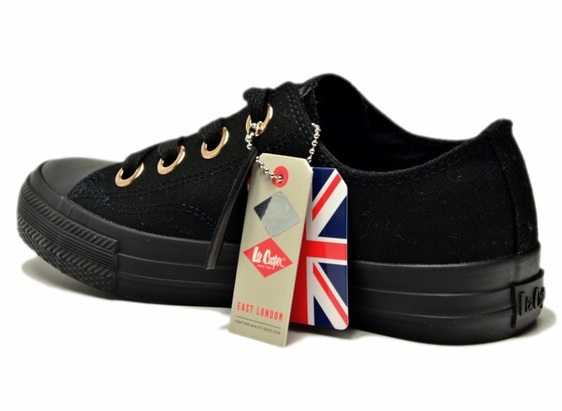 Trampki czarne 36 LEE COOPER 4069 półbuty