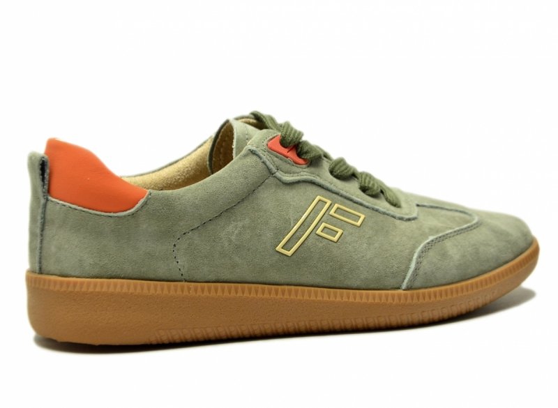 Sneakersy zielone 39 skóra FILIPPO 7510 skórzane półbuty zamsz