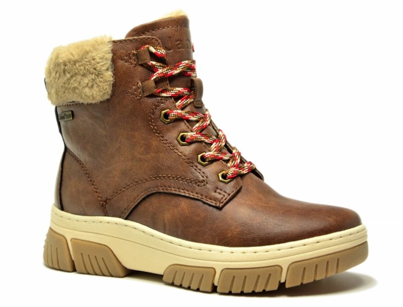 Botki śniegowce 38 JANA TEX brązowe 26285 