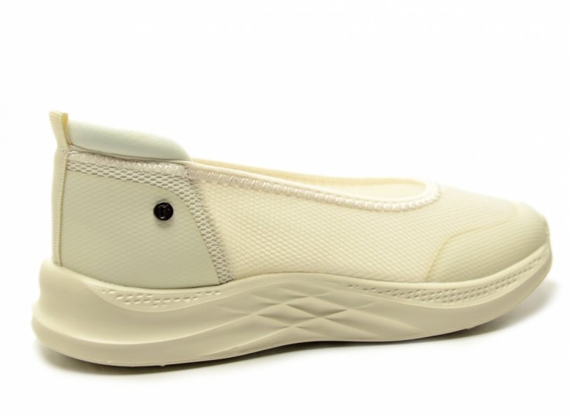 Baleriny sportowe beż 38 półbuty FILIPPO 7599 kremowe beżowe