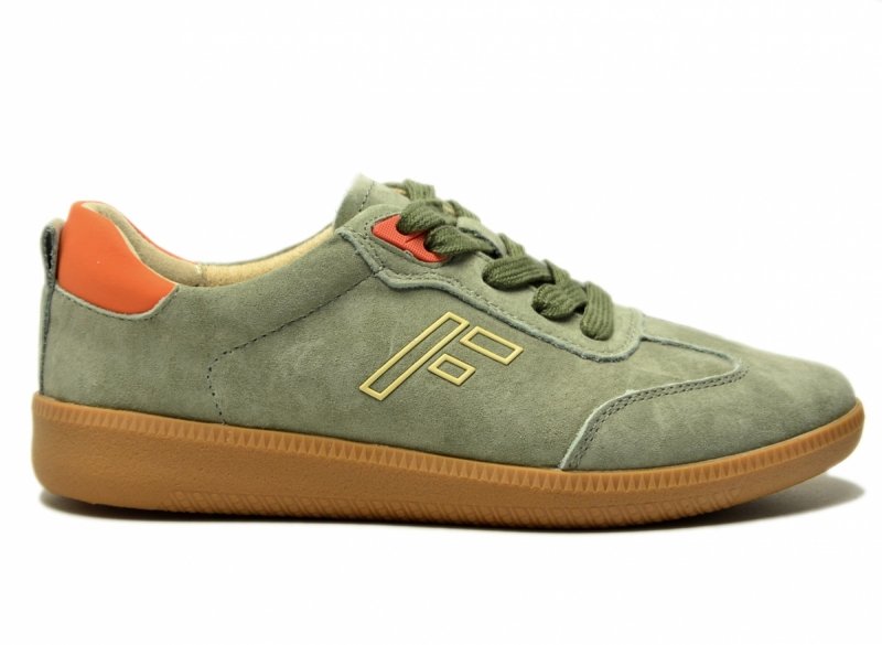 Sneakersy zielone 37 skóra FILIPPO 7510 skórzane półbuty zamsz