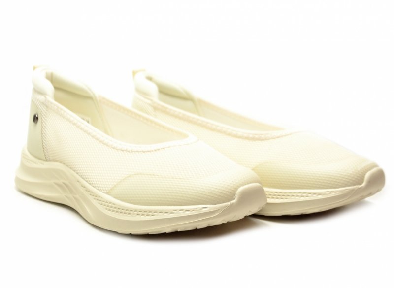 Baleriny sportowe beż 41 półbuty FILIPPO 7599 kremowe beżowe