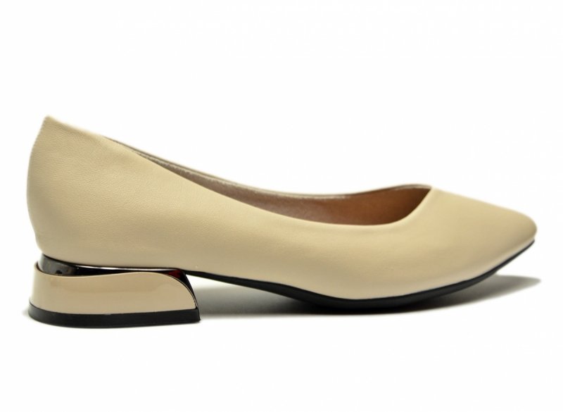 Baleriny 36 beżowe VINCEZA 62280 beż półbuty