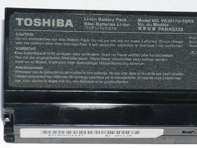 Toshiba Satellite A660, C650, L630, L650, M300, U400, U500 - 10,8V 5200 mAh 