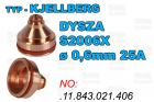 DYSZA S2006X - ø 0,6mm 25A-.11.843.021.406