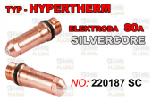 ELEKTRODA 220187 - 80A SILVER CORE 