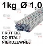 DRUT TIG DO STALI NIERDZEWNEJ Ø 1,0 mm 