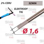 WC20 ELEKTRODA TIG SZARA Ø 1,6 mm 