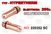 ELEKTRODA 220352 - 200A SILVER CORE 