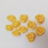 Cukrowe MINI RÓŻE różyczki zółte 20x10szt 