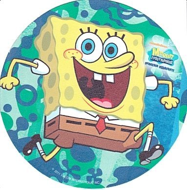 Kardasis - opłatek na tort okrągły Spongebob 2