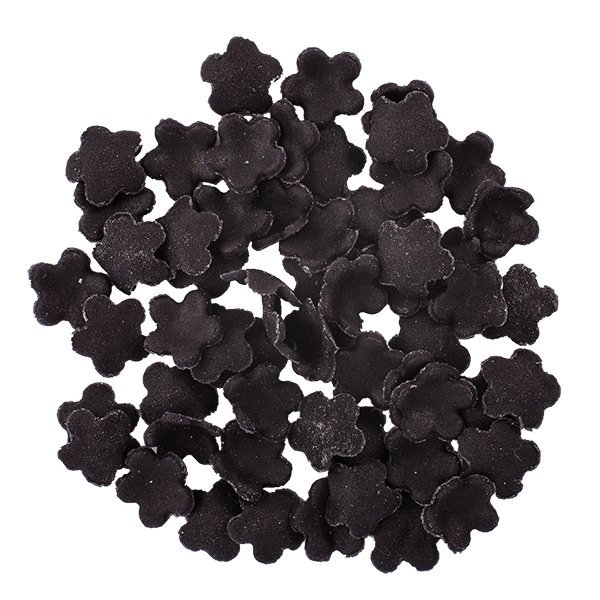 HOKUS - Łączka czarna - Kwiaty cukrowe 12 x 50 szt.