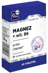 Magnez i Witamina B6, DR.VITA, 60 tabletek 