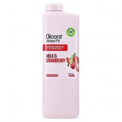 DICORA Żel pod prysznic Mleko i Truskawka 750 ml