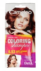 DELIA COSMETICS CAMELEO Szampon koloryzujący nr 6.53 Złoty Karmel 40ml