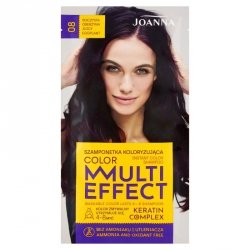 JOANNA Multi Effect Color Szamponetka koloryzująca nr 08 Soczysta oberżyna 35 g