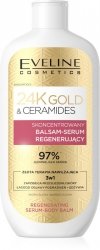 EVELINE 24K Gold & Ceramides Skoncentrowany Balsam-serum regenerujący 3w1  400 ml