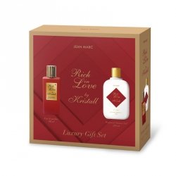 JEAN MARC Zestaw prezentowy damski Rich in Love (Woda perfumowana 100ml + Perfumowany żel pod prysznic 250ml)