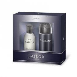 JEAN MARC Zestaw prezentowy męski Sailor (woda toaletowa 100ml + dezodorant w sprayu 150ml)