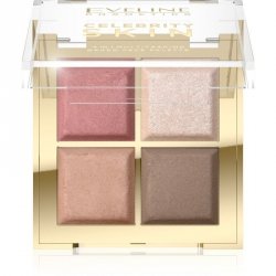 EVELINE Celebrity Skin Wypiekana paleta wielofunkcyjna do konturowania 4w1 16 g