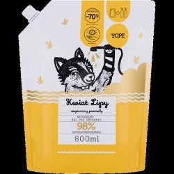 YOPE Naturalny żel pod prysznic Kwiat Lipy - zapas 800 ml