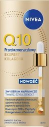 NIVEA Q10 Przeciwzmarszczkowy Ekspert Kolagenu Serum naprawcze do twarzy szyi dekoltu 30 ml