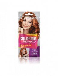 DELIA COSMETICS CAMELEO Szampon koloryzujący nr 7.4 Rudy 40ml