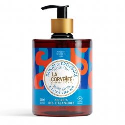 Śródziemnomorskie organiczne mydło w płynie - Sekrety skalistych zatoczek, La Corvette, 500ml