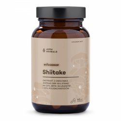 Mycodrop, Shiitake 30:1, 30% beta-glukan, Aura Herbals, 60 kapsułek