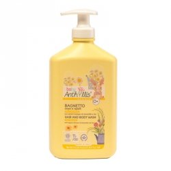 Delikatny bio płyn do kąpieli i szampon 2w1, BEZ ŁEZ, z organicznym rumiankiem i proteinami ryżu, Baby Anthyllis, 500 ml