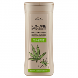 JOANNA Konopie Szampon nawilżająco-wzmacniający do włosów delikatnych i uwrażliwionych 200 ml