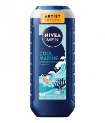 NIVEA MEN Żel pod prysznic Cool Marine 3w1 250 ml