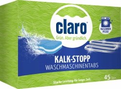 Tabletki zapobiegające osadzaniu się kamienia, CLARO, 45 sztuk