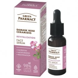 Róża damasceńska + Ceramidy Serum do twarzy, Green Pharmacy, 30ml