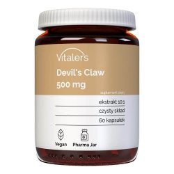 Czarci Pazur Devil's Claw 500 mg Vitalers, 60 kapsułek