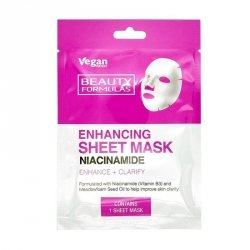 Maseczka w płachcie z niacynamidem, Beauty Formulas