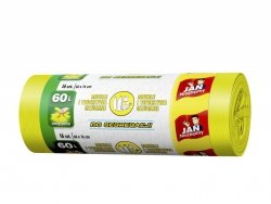 Sarantis Jan Niezbędny Worki do segregacji śmieci żółte - metale i tworzywa sztuczne 60L  1op.-16szt