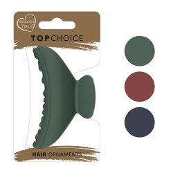 TOP CHOICE Klamra do włosów Trendy (26850) 1 szt. - mix kolorów