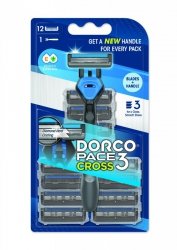 DISI DORCO Maszynka d/gol. Croos 3ostrz.+12wkł.&