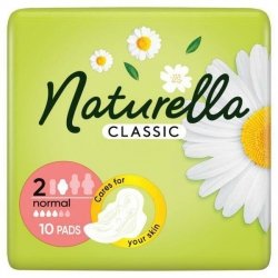 NATURELLA Classic Podpaski Normal ze skrzydełkami 1 op.-10 sztuk