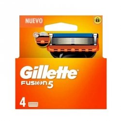 GILLETTE Fusion 5 Ostrza wkłady wymienne do maszynki do golenia dla mężczyzn 1 op. - 4 szt.