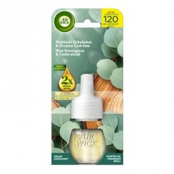 AIR WICK Essential Oils Wkład do elektrycznego odświeżacza powietrza Niebieski Eukaliptus i Drzewo Cedrowe 19 ml