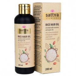 Olejek do włosów z sfermentowanego ryżu, SATTVA, 200 ml
