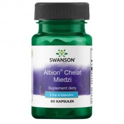 Albion Chelat Miedzi, 2mg, Swanson, 60 kapsułek