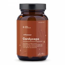 Mycodrop, Cordyceps 30:1, 30% beta-glukan, Aura Herbals, 60 kapsułek