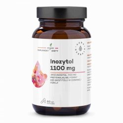 Inozytol 1100 mg, Myo-Inositol, Aura Herbals, 60 kapsułek